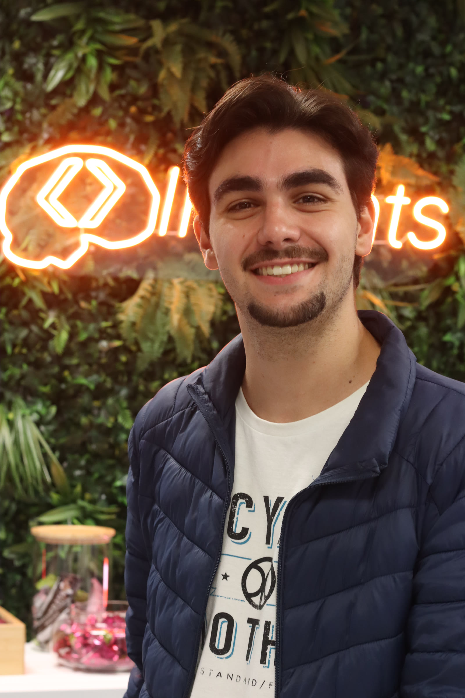 Participante na sede da Fhinck durante os dois dias de imersão
