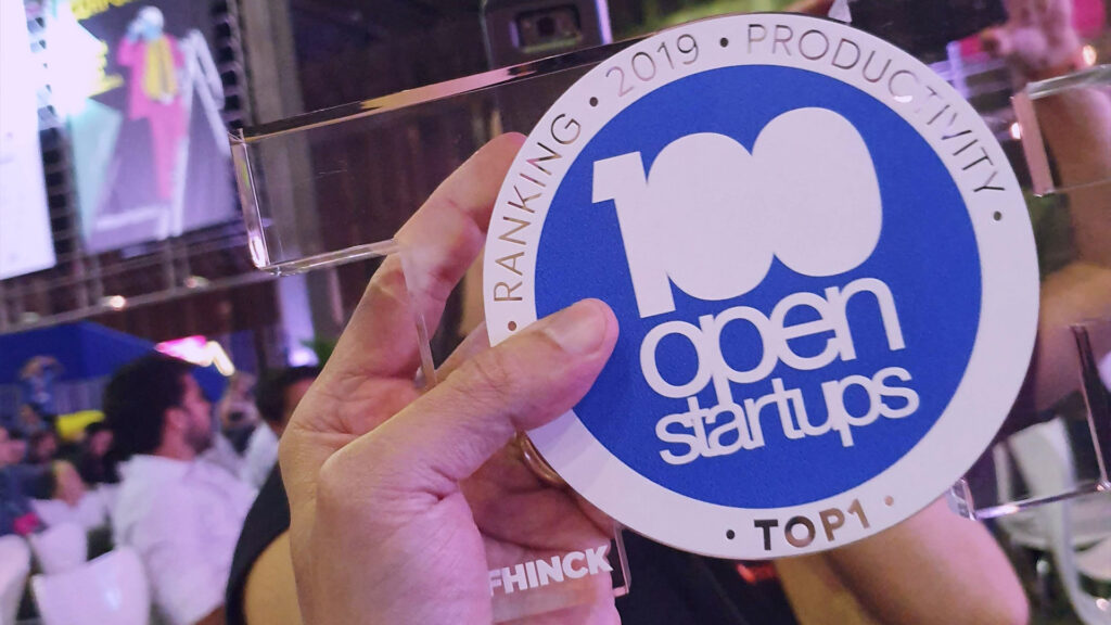 Trofeu 100 Open Startups de 2019